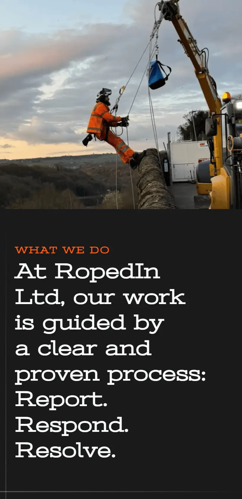 services section of ropedinltd.co.uk